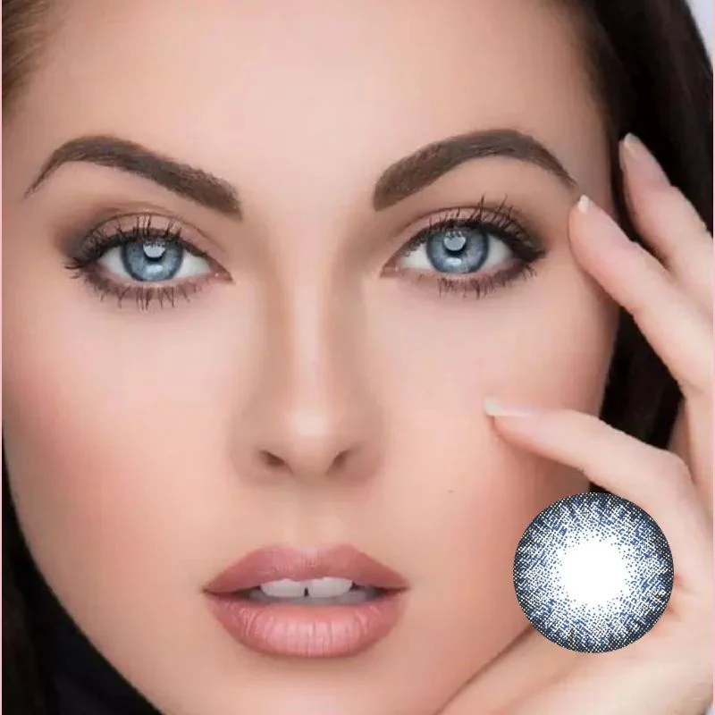 【NEW】Egypt Blue Daily Disposable 10Pcs Color Contact Lenses【High Prescription】