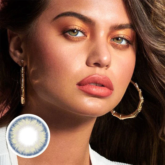 PRO Aqua Blue Daily Disposable 10Pcs Color Contact Lenses