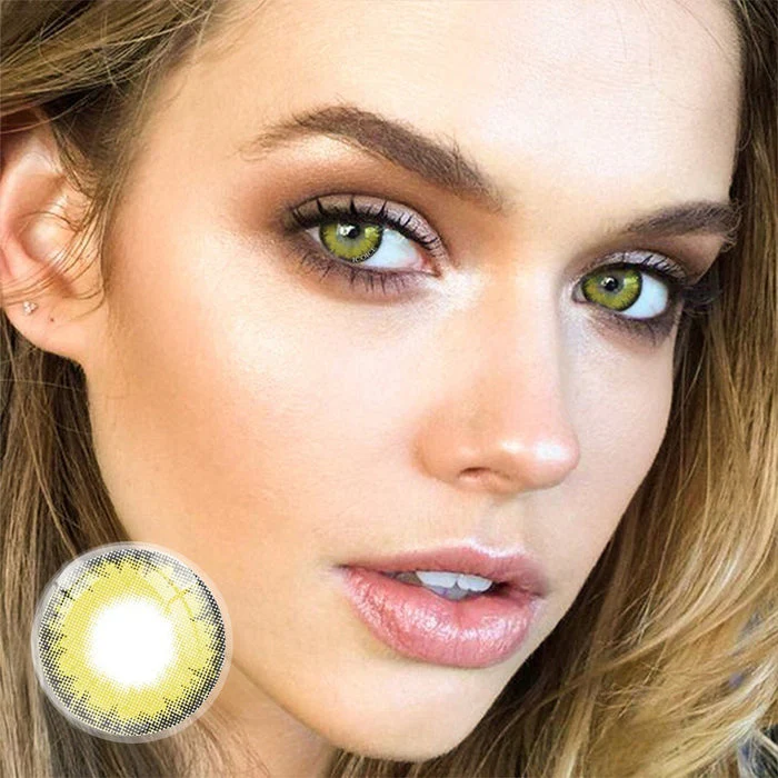 PRO Khaki Brown Color Contact Lenses【Prescription】