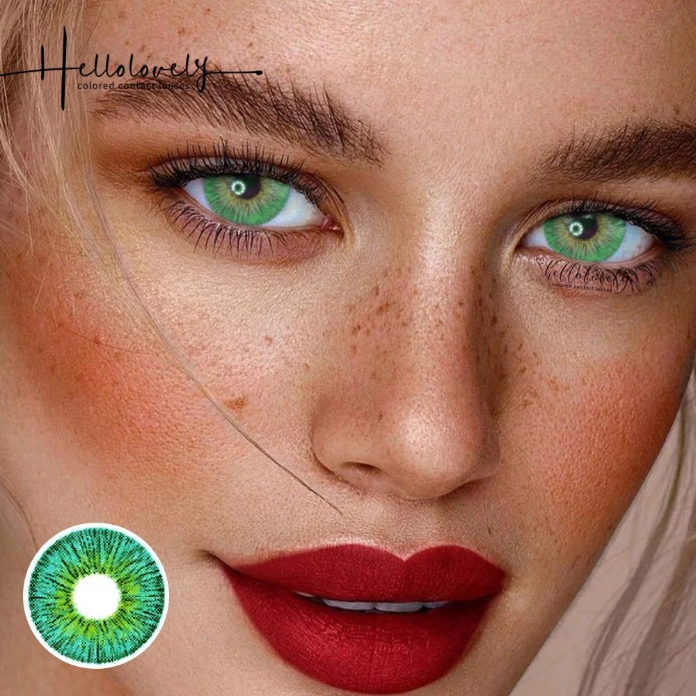 Retro Hokaido Green Color Contact Lenses