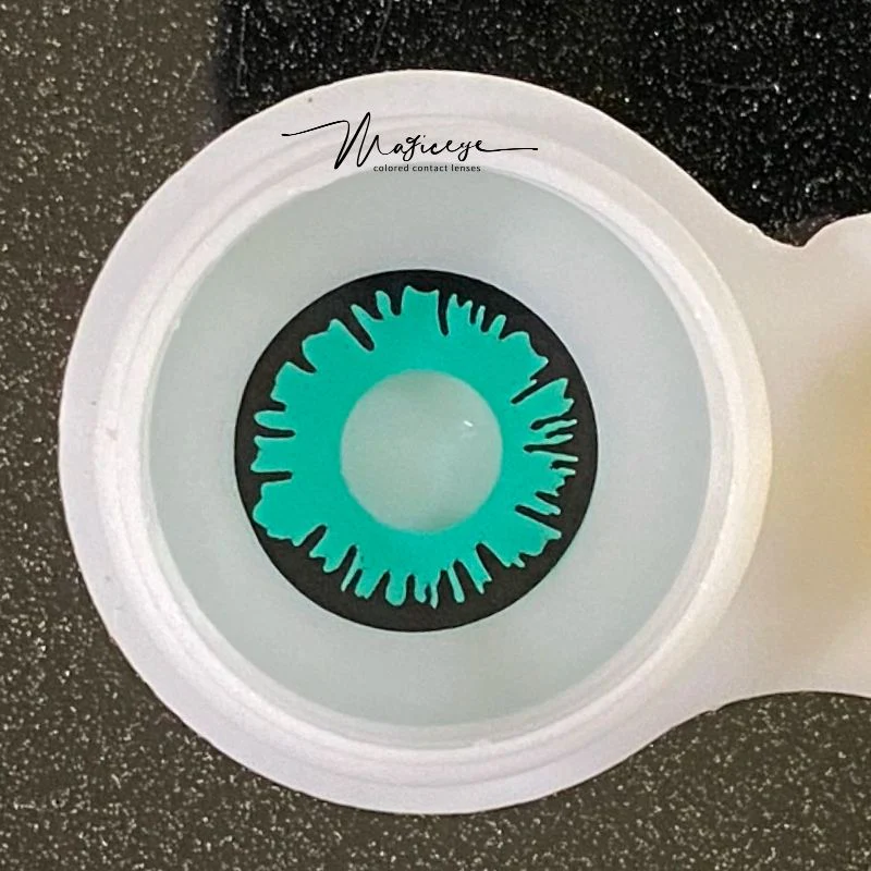 Green Werewolf Halloween k23 Green Crazy Contact Lenses