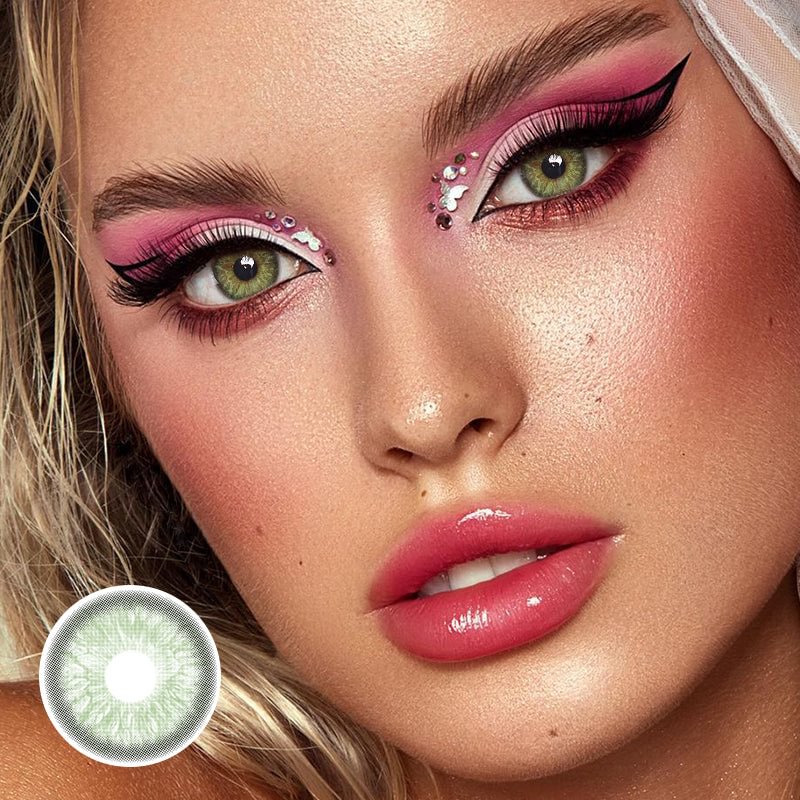 【2023 NEW】Rococo Encounter Green Colored Contact Lenses