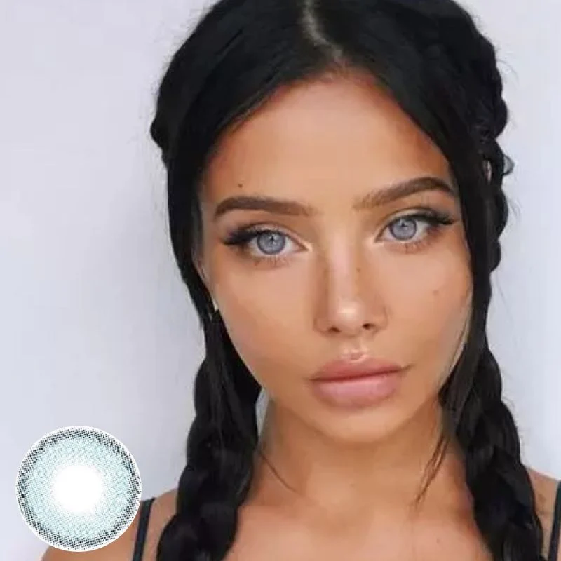 Rainbow Bassia Blue Color Contact Lenses