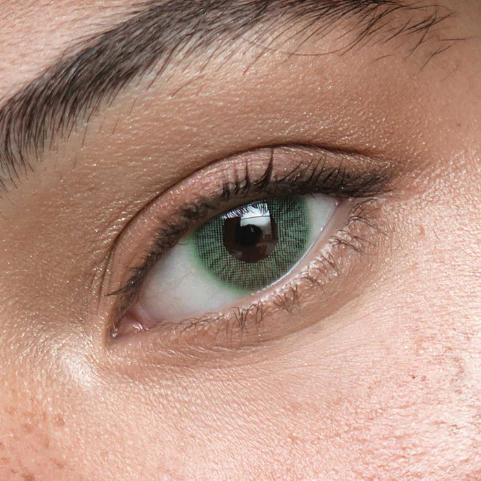 1-Day 10Pcs Lee Bible Green Daily Disposable 10Pcs Color Contact Lenses