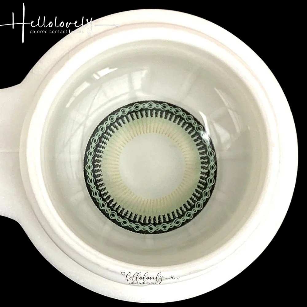 Ferris Wheel Green Color Contact Lenses