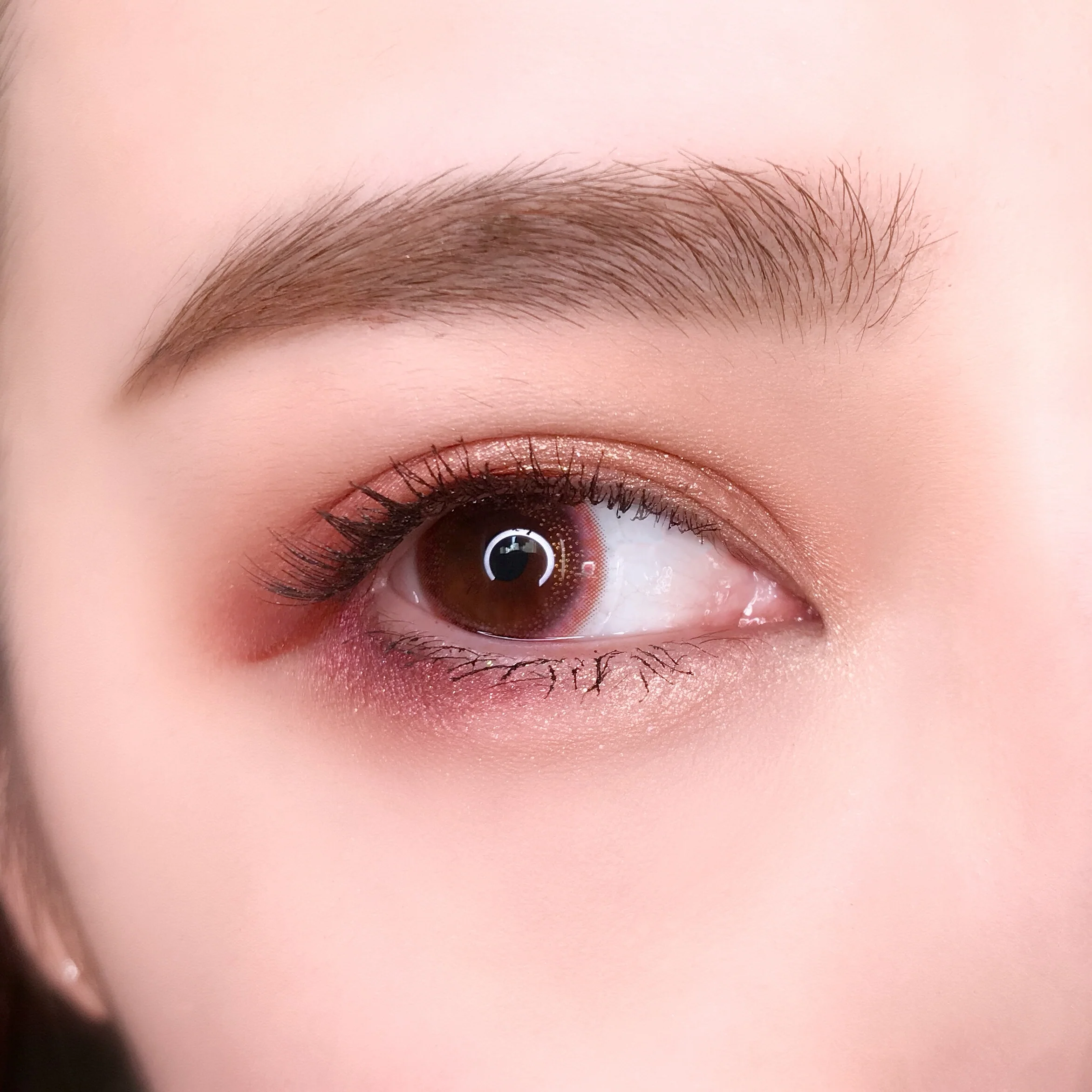 Mermaid Gold Pink Prescription Colored Contact Lenses