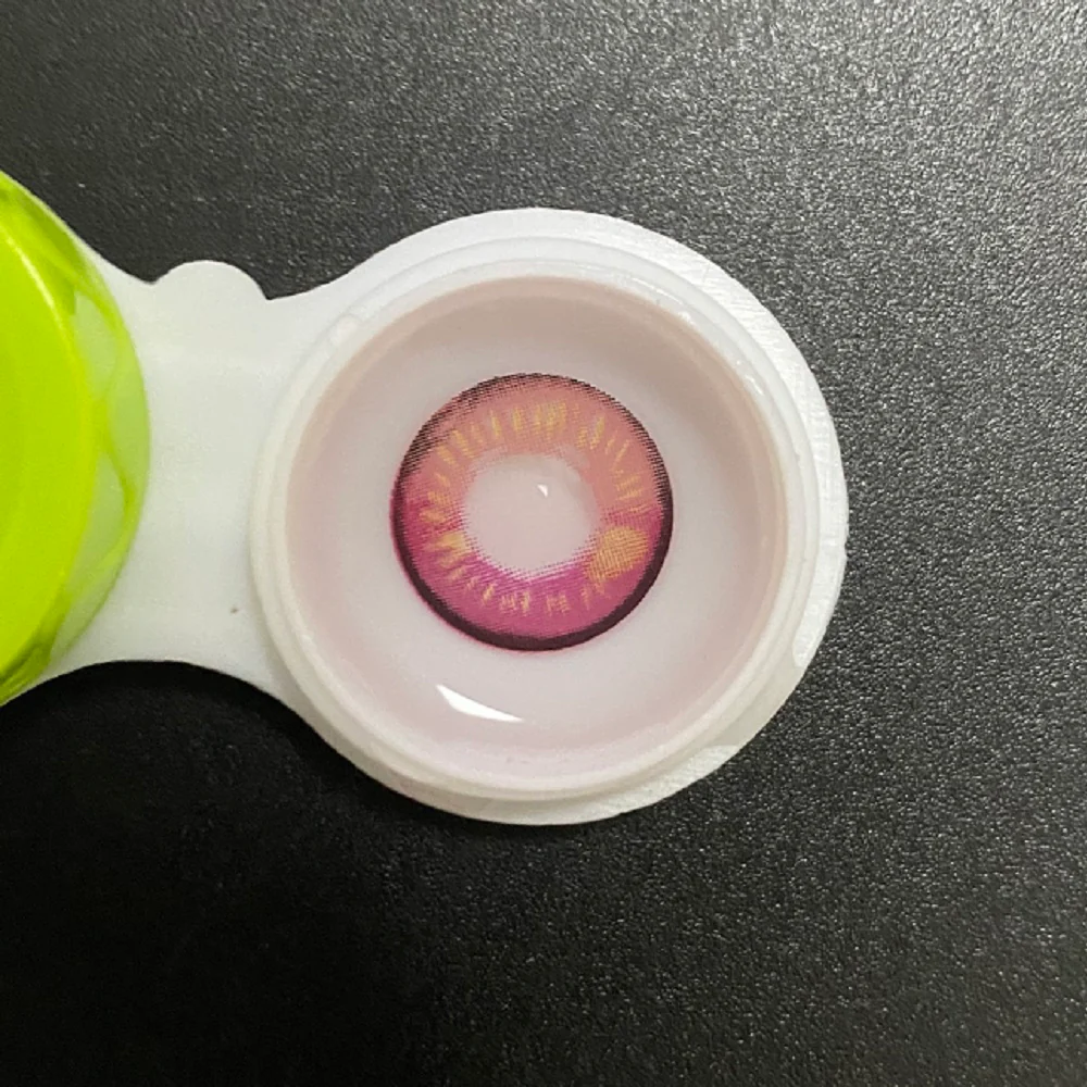 Anime Red Purple Crazy Contact Lenses