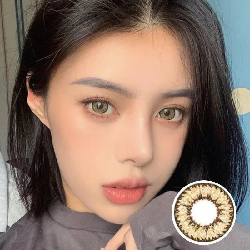 Angel Brown G201 Color Contact Lenses 【Prescription】