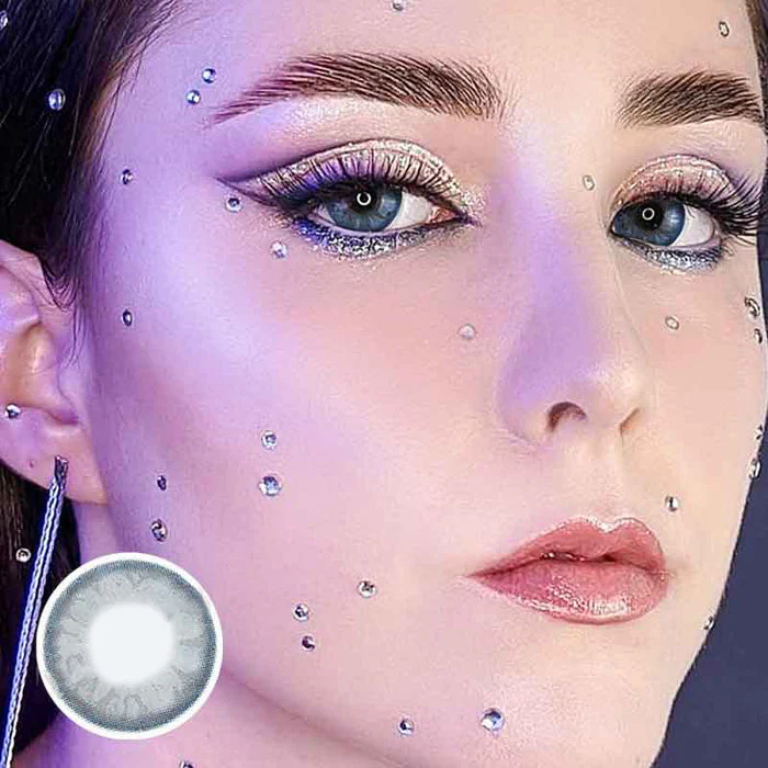 【NEW】GEM Blue Gray Color Contact Lenses