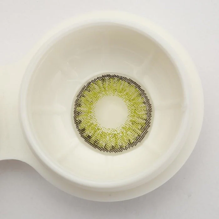 Three Tone Gemstone Green Color Contact Lenses