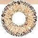 1Pairs/2Pces Elegant Brown Colored Contact Lenses 1 Year Disposable 14.2mm