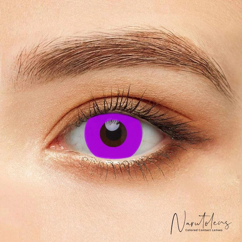 Purple Block Cosplay Color Contact Lenses