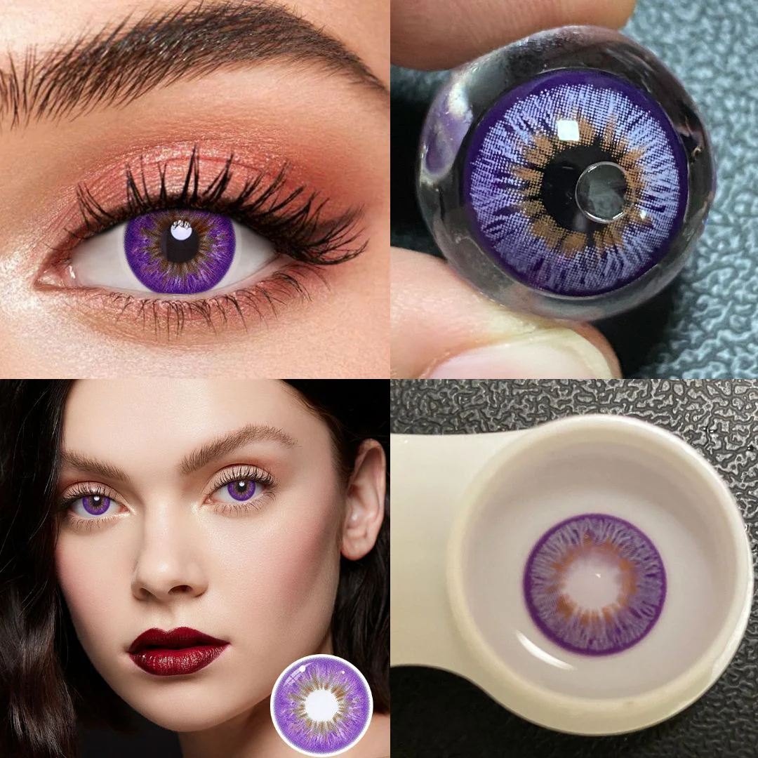 Wildness Purple Color Contact Lenses