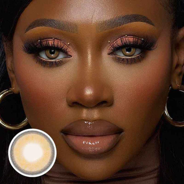 1-Day 10Pcs Himalaya Brown Daily Disposable 10Pcs Color Contact Lenses