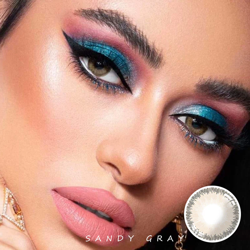 Elite Fantasy Sandy Grey Color Contact Lenses