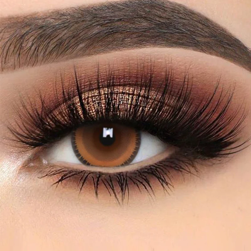 Yummy Brown Daily Disposable 10Pcs Color Contact Lenses