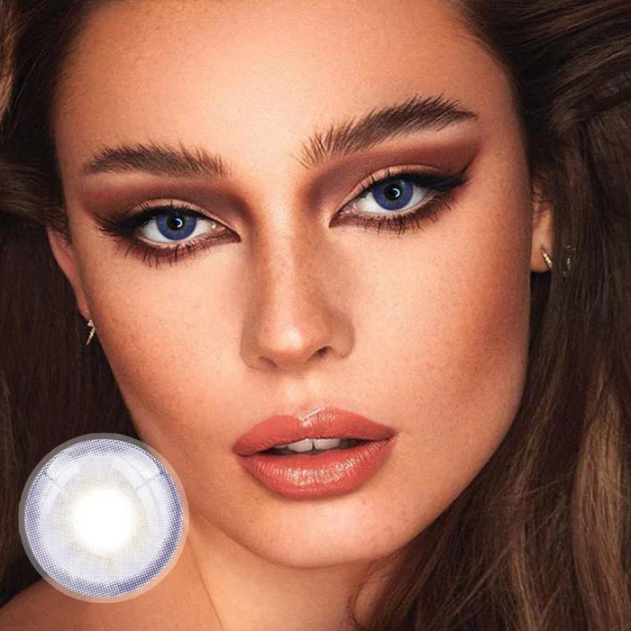 1-Day 10Pcs Egypt Purple Daily Disposable 10Pcs Color Contact Lenses 【Prescription】