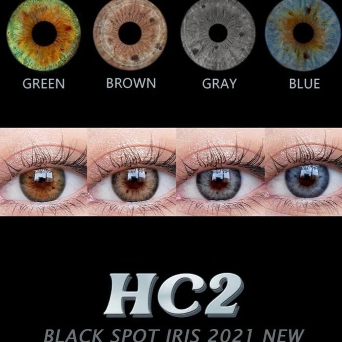 1-Day 10Pcs HC Blue Color Contact Lenses
