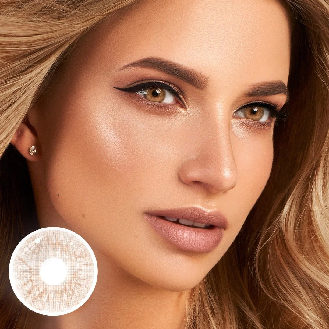 Rococo Adoration Brown Color Contact Lenses