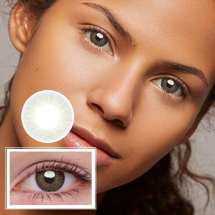 Lemon-Grey Color Contact Lenses【Prescription】