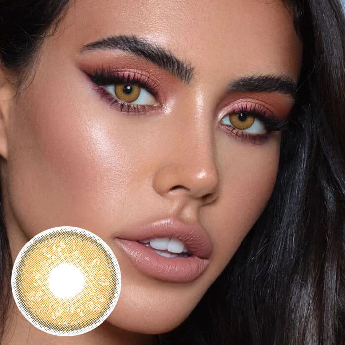 Russain Brown Color Ccontact Lenses【Prescrilption】