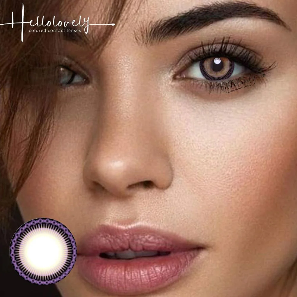 Ferris Wheel Purple Color Contact Lenses