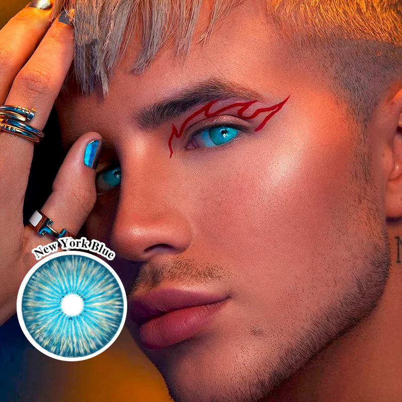 New York Blue Color Contact Lenses