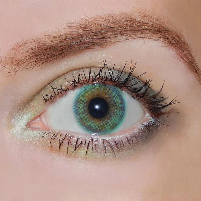 Rainbow Green Color Contact Lenses