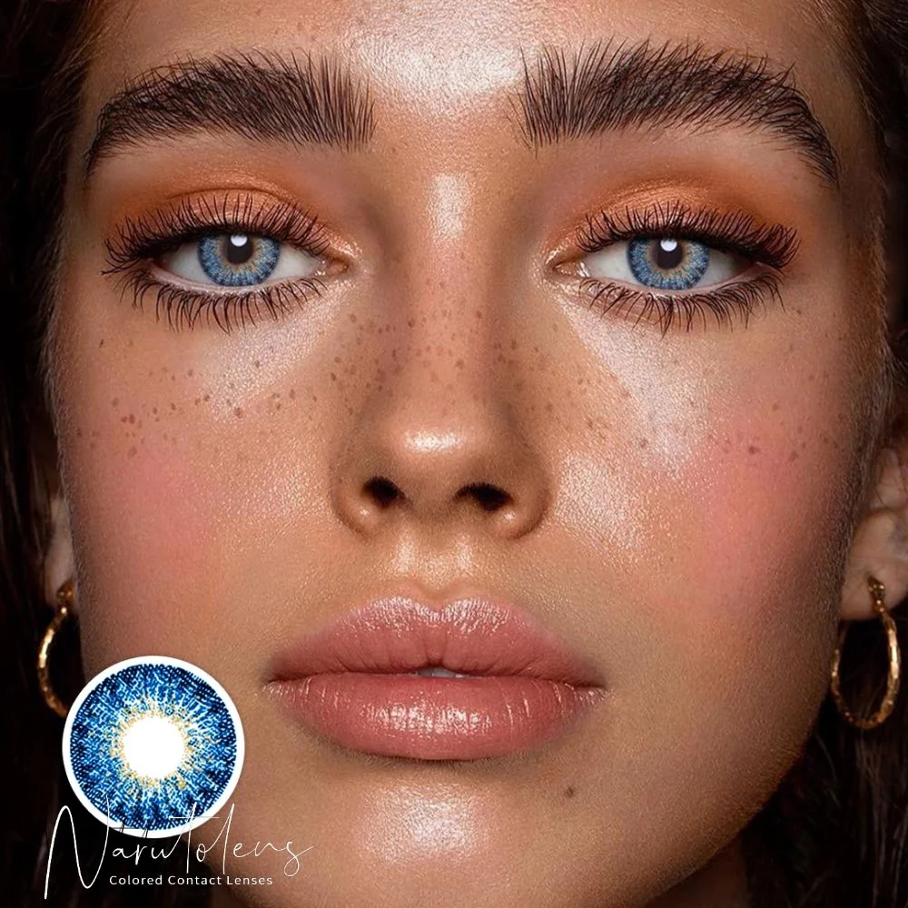 【NEW】Forest Ember Diamond Blue Color Contact Lenses