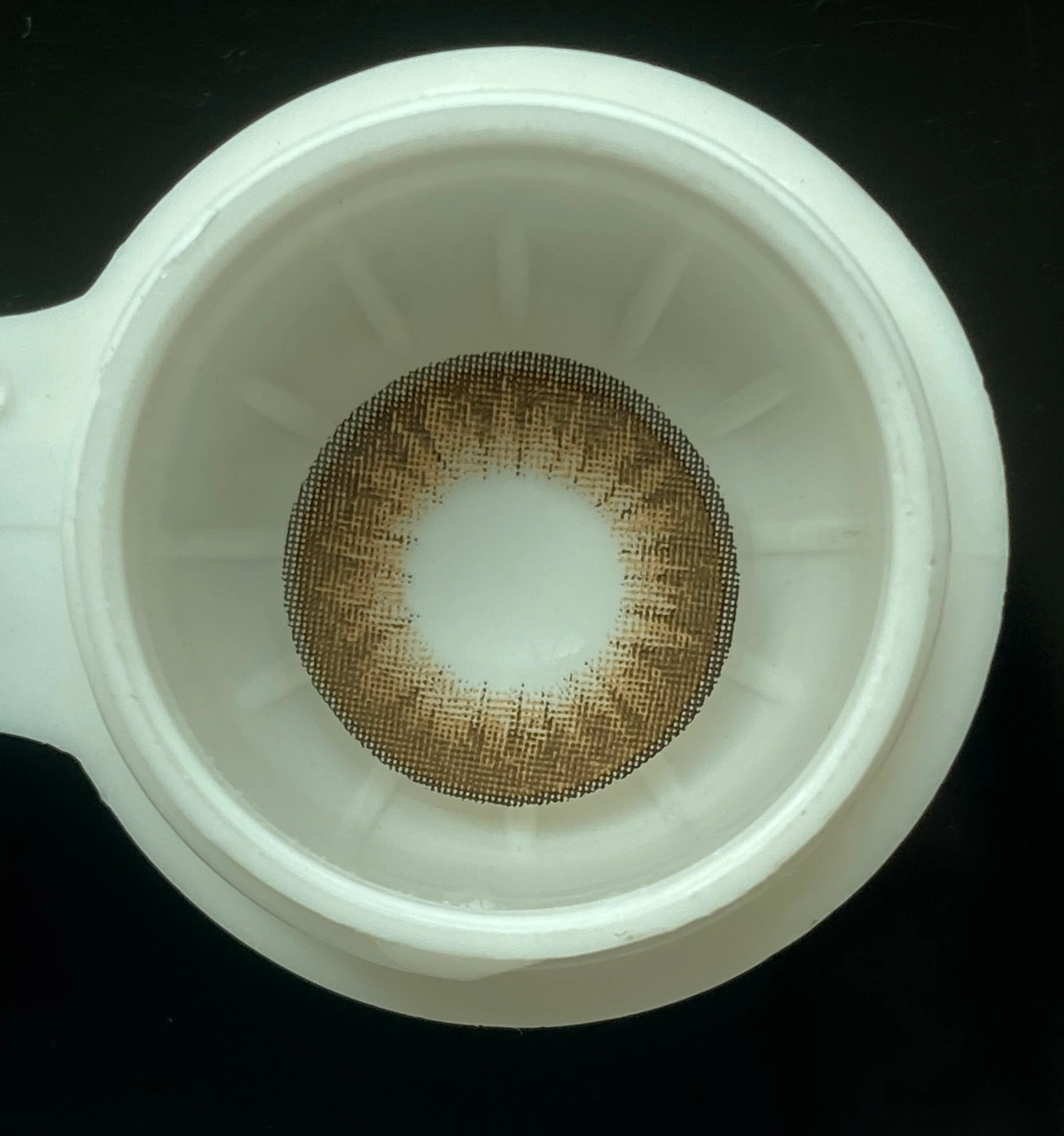 Water Drop Brown Color Contact Lenses