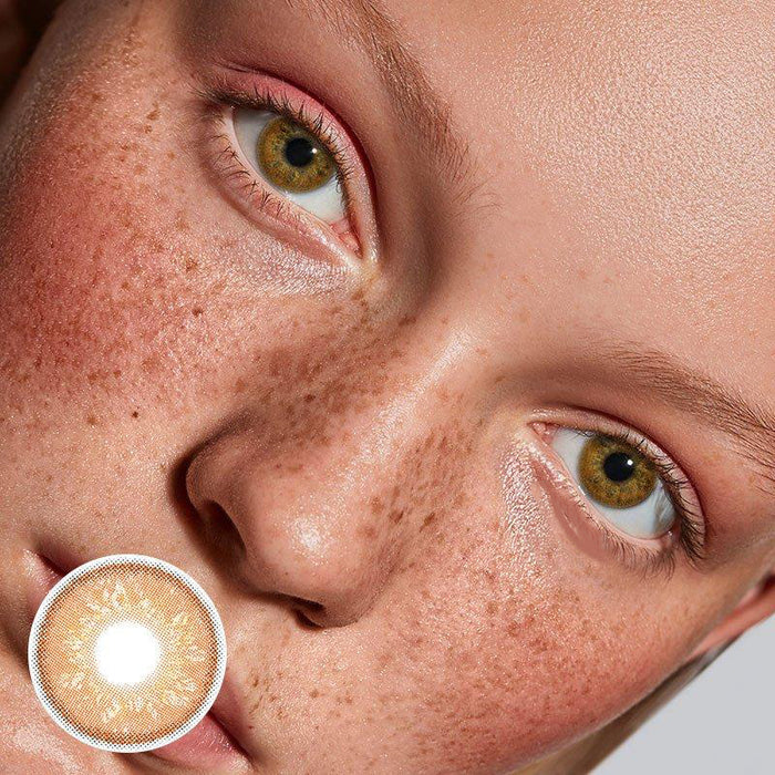 Russain Brown Color Ccontact Lenses【Prescrilption】