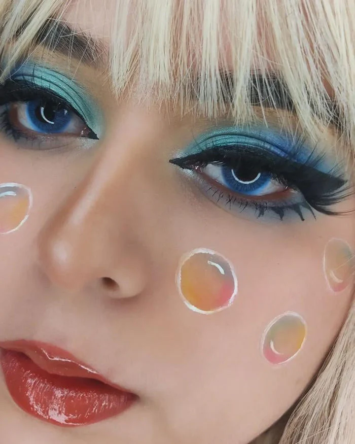 1-Day 10Pcs Lee Bible Blue Daily Disposable 10Pcs Color Contact Lenses