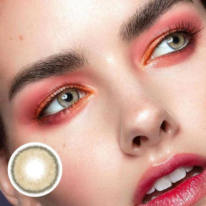 Rainbow Bassia Brown Color Contact Lenses【Prescription】