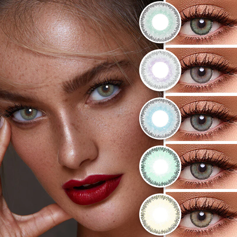 Elite Fantasy Sandy Grey Color Contact Lenses