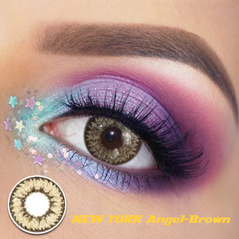 Angel Brown G201 Color Contact Lenses 【Prescription】
