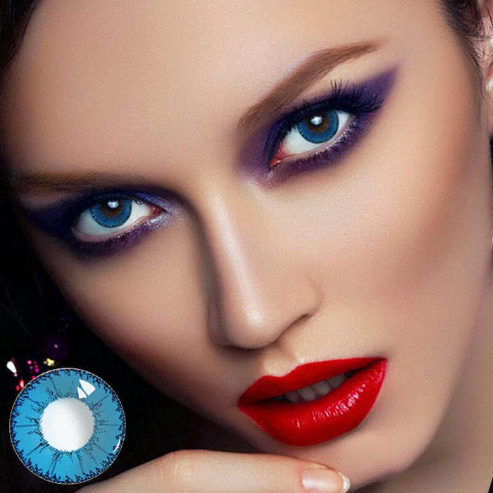 Little Devil Blue Color Contact Lenses