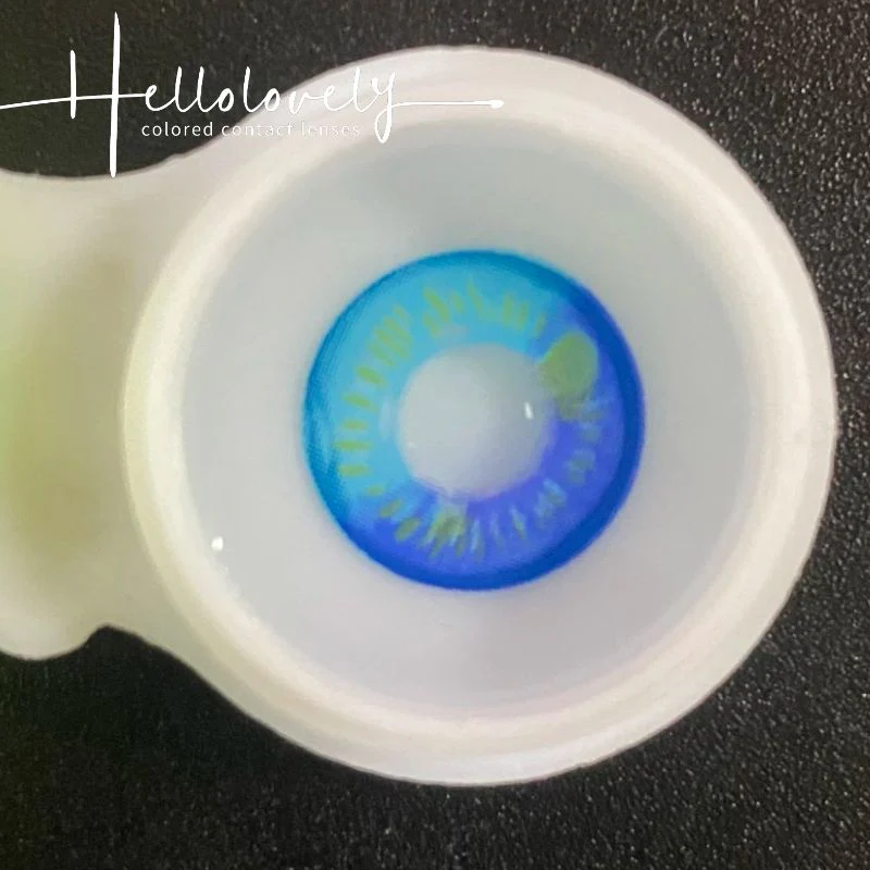 Anime Blue Crazy Contact Lenses