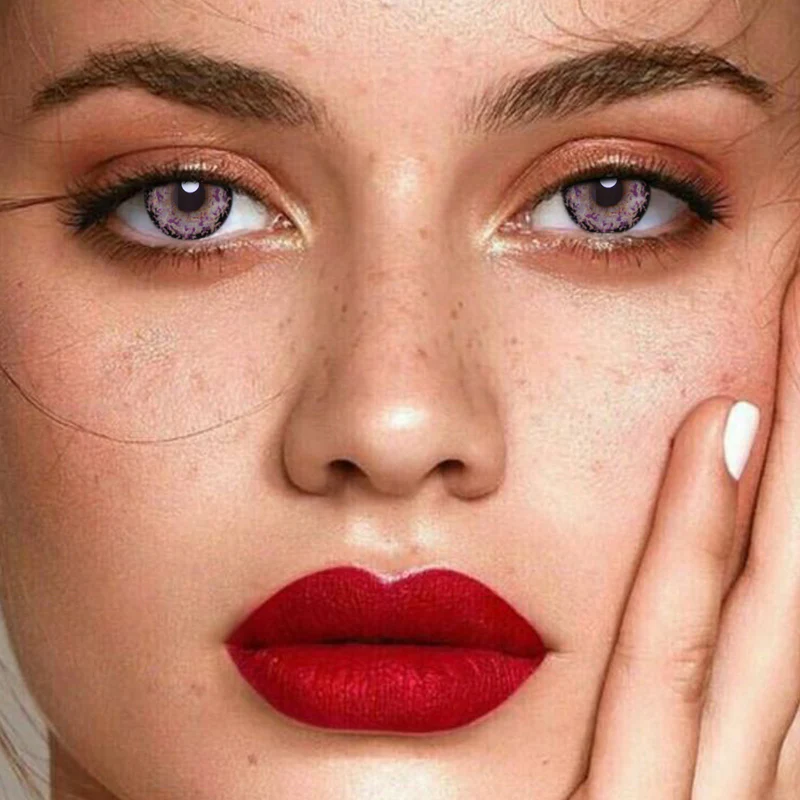 City of sky purple Color Contact Lenses