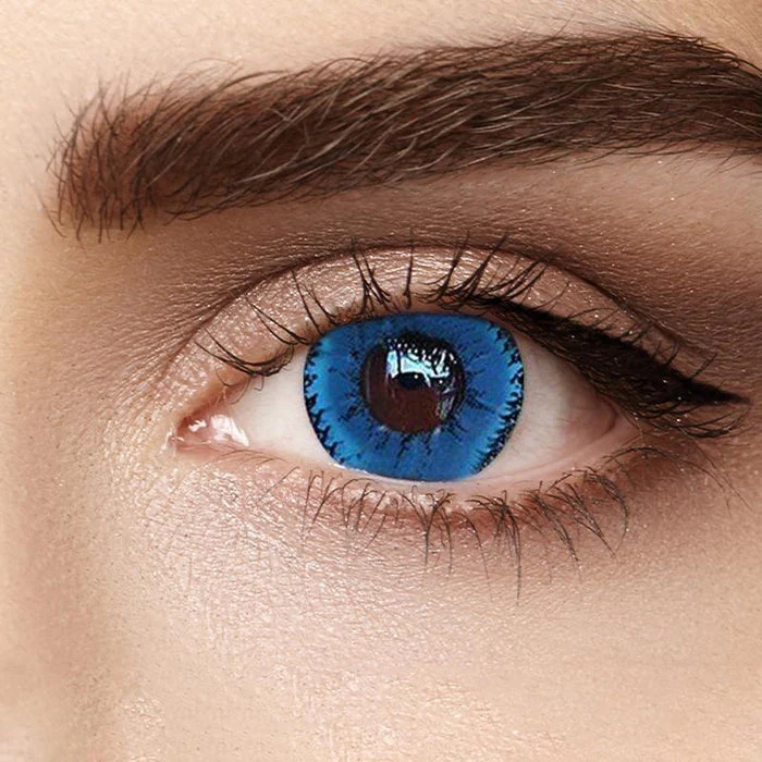 Little Devil Blue Color Contact Lenses