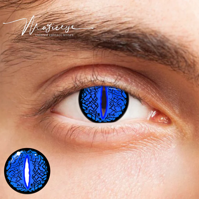 【2023 NEW】Lizard Eye Yellow Cosplay contact lens