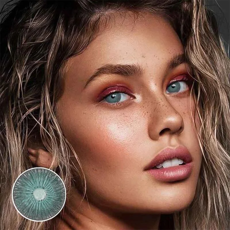 New York Blue Gray Color Contact Lenses