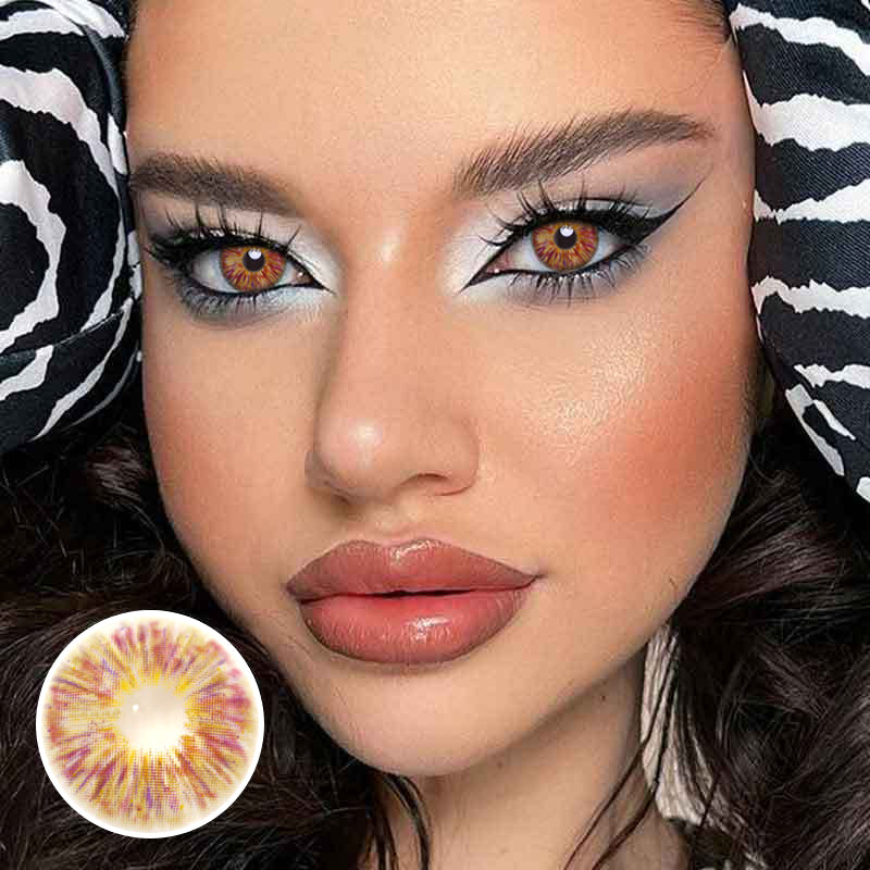 【2023 NEW】Monet Pink Colored Contact Lenses