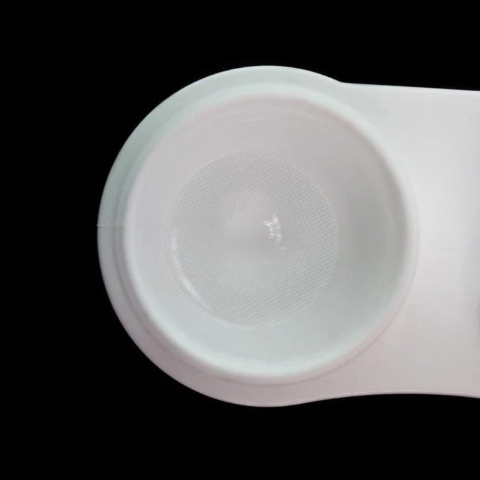 Lemon Greyish Snow Flake White Color Contact Lenses 【Prescription】