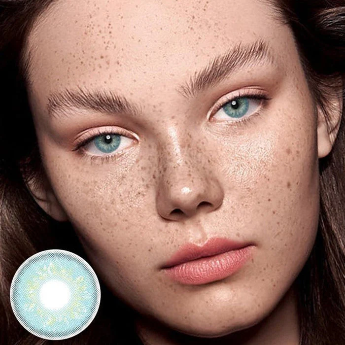 Russain Blue Color Ccontact Lenses【Prescrilption】