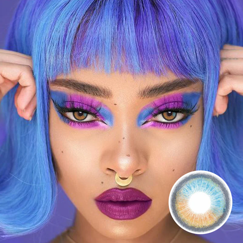 Firmament Blue Color Contact Lenses