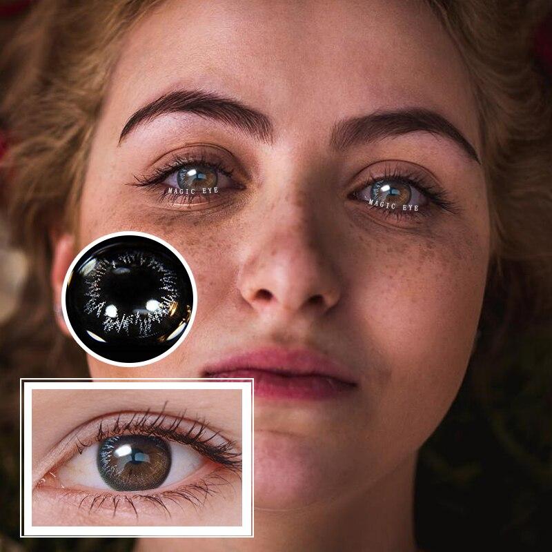 Gold-Black Color Contact Lenses