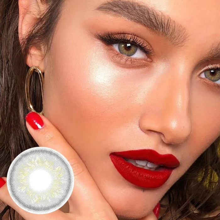 Russain Gray Color Contact Lenses【Prescrilption】