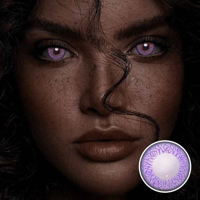 Rose Purple Color Contact Lenses