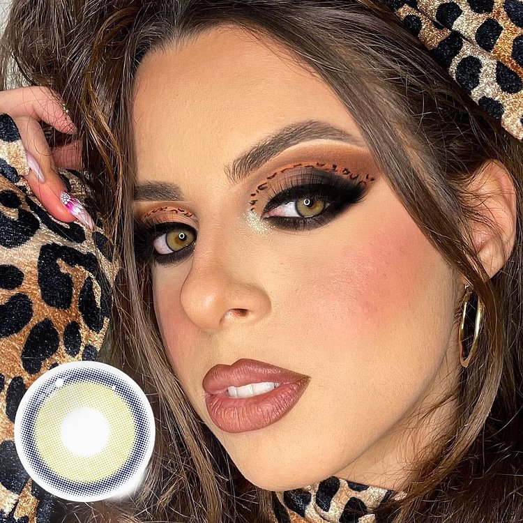 【NEW】Daily Disposable 10Pcs Neala X Green Flare Colored Contact Lenses