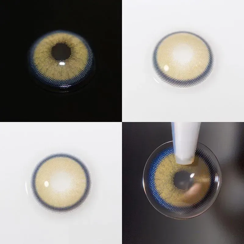 【NEW】Daily Disposable 10Pcs Neala X Green Flare Colored Contact Lenses